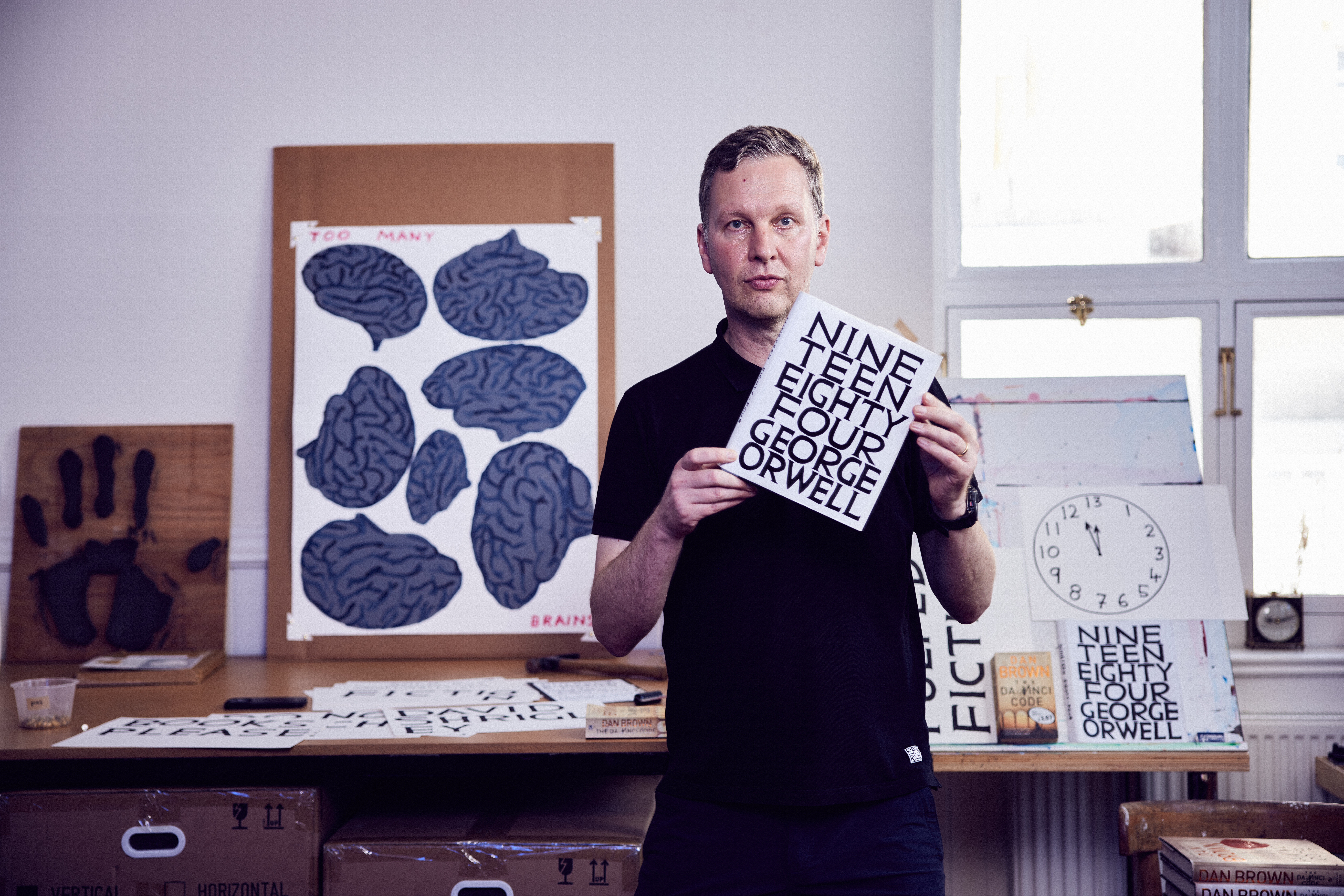 David Shrigley Pulped Fiction Photo By Alun Callender