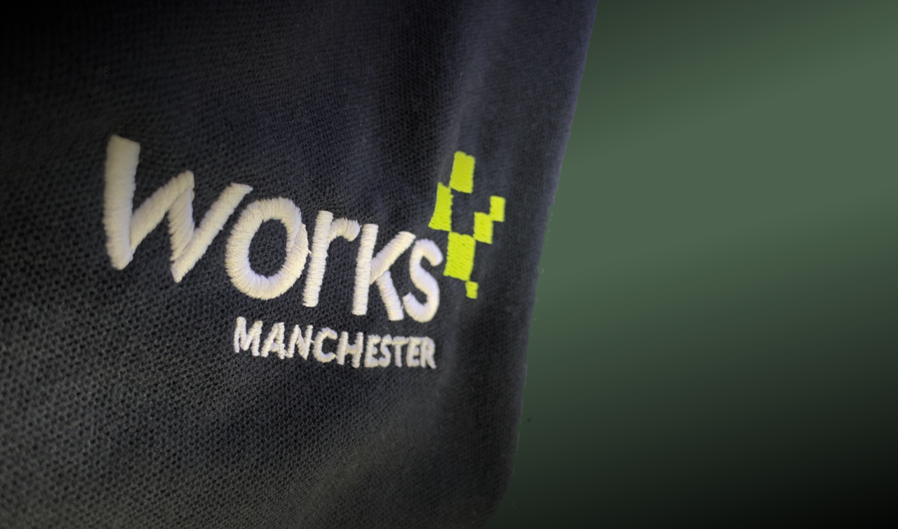 Works Manchester Logo On Garment