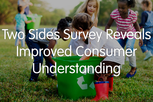 The survey showed a rise in awareness of Europe’s strong paper recycling performance