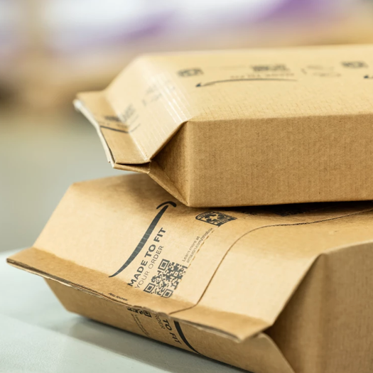 Made-to-fit packaging can reduce delivery emissions. Image: Amazon