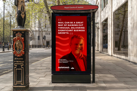 The campaign includes several large digital out-of-home formats in London and Manchester