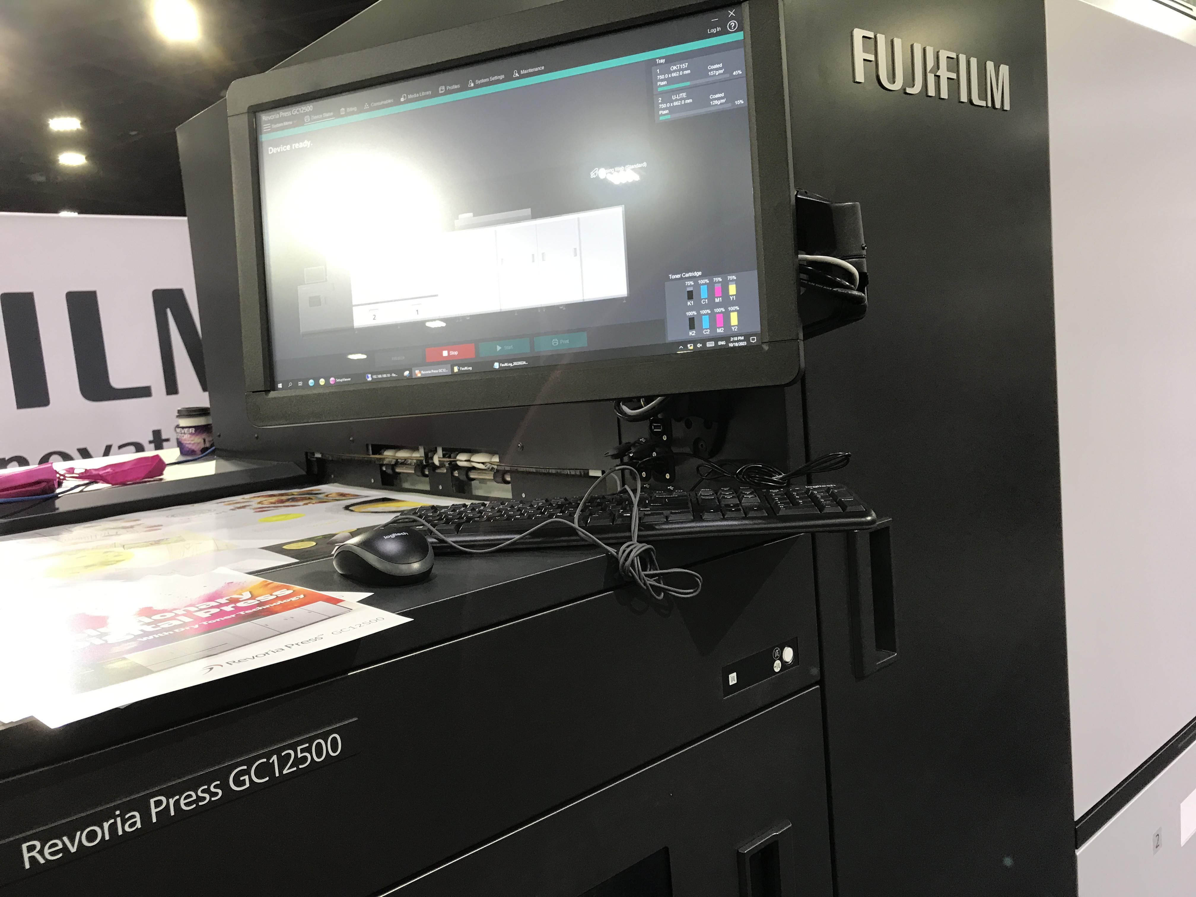 Fujifilm Revoria Press B2 At Printing United Expo 2023