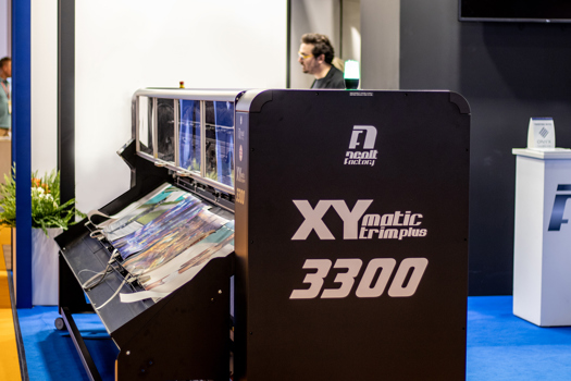 Neolt introduced the XY Trim Plus 3300mm at Fespa