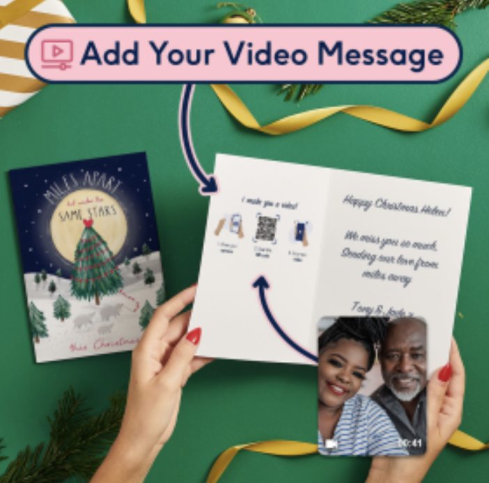 Moonpig Christmas Video Message