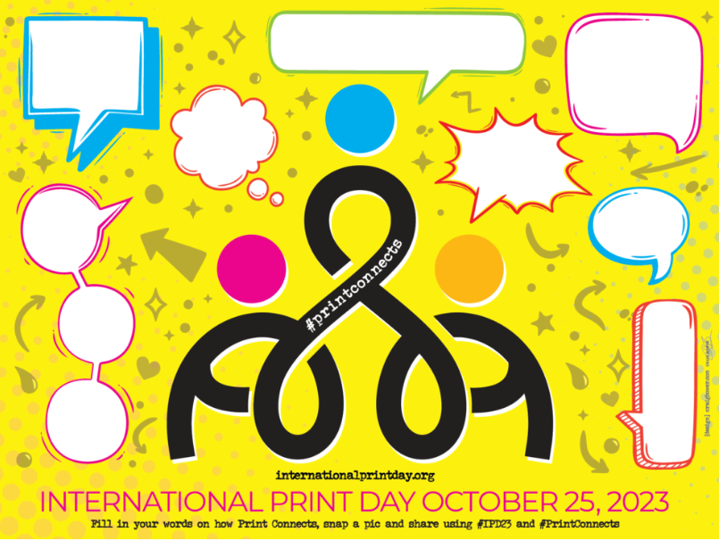 International Print Day Graphic