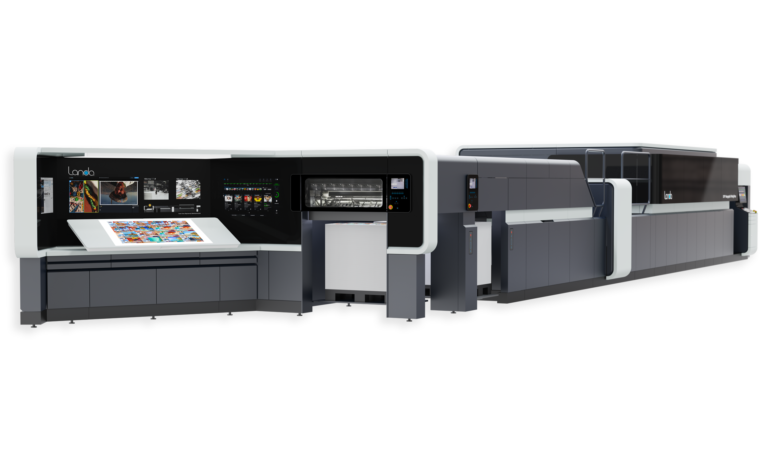 SC New Landa S11P Nanographic Printing Press