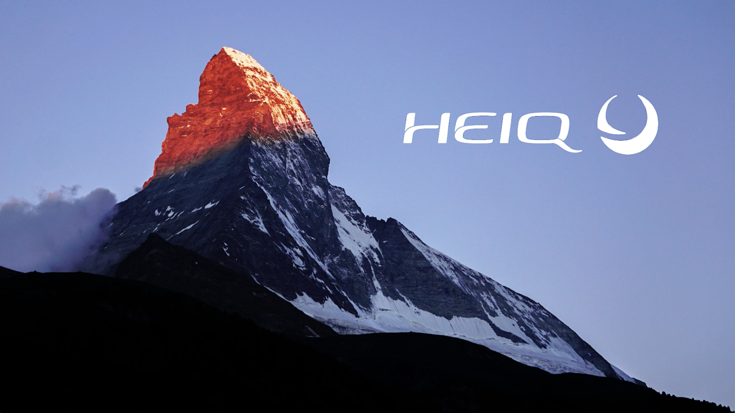 Heiq Logo And Mountain