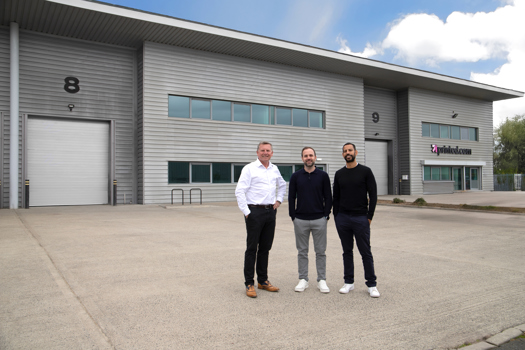 (L-R) The Printed Group's CEO Rob Haycock, managing director Simon Dunn, and marketing and product director Chris McShane